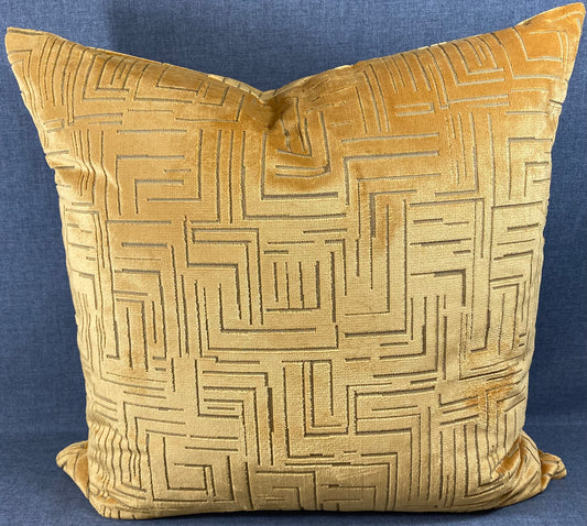 Luxury Pillow -  24" x 24" -  Klint-Gold