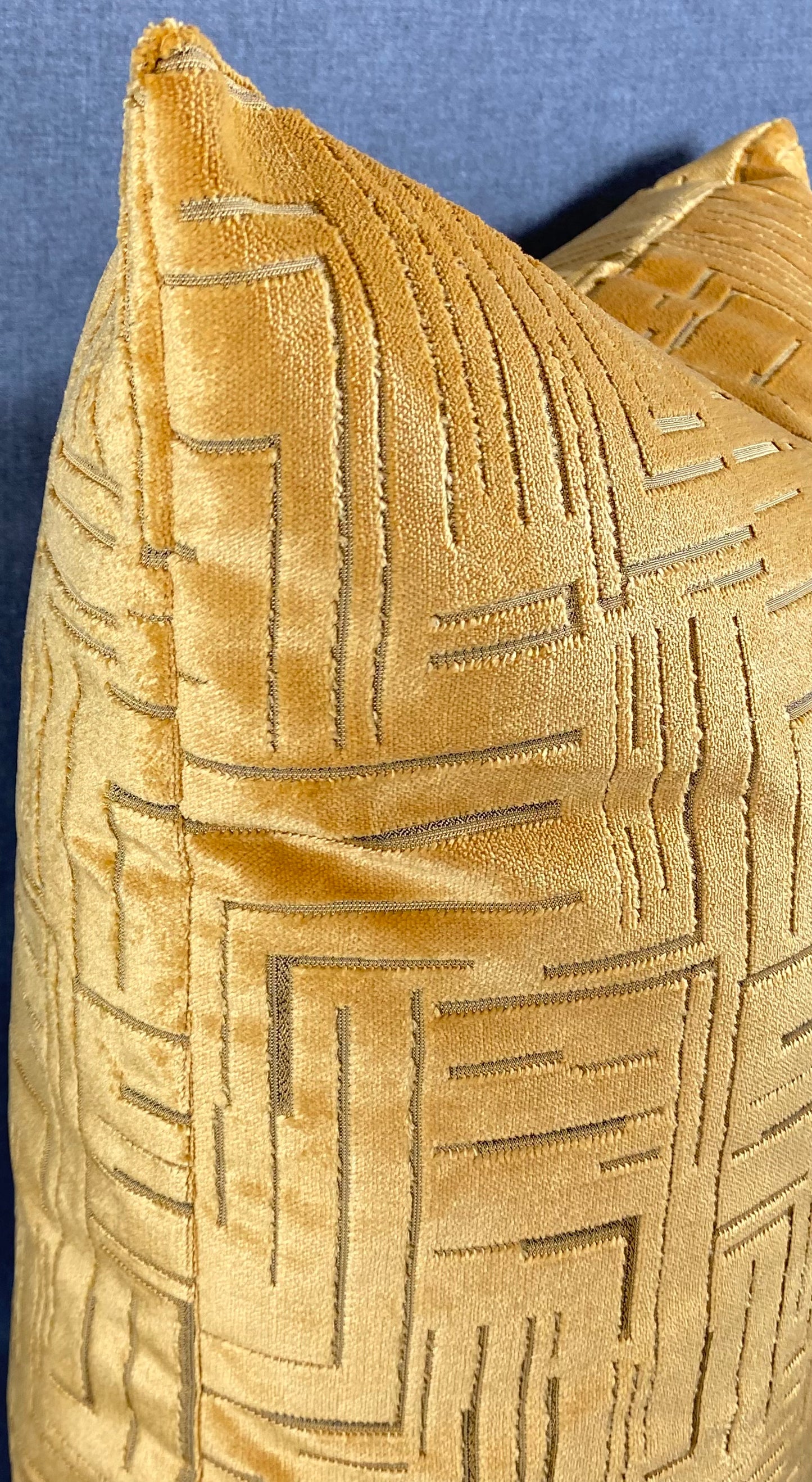 Luxury Pillow -  24" x 24" -  Klint-Gold
