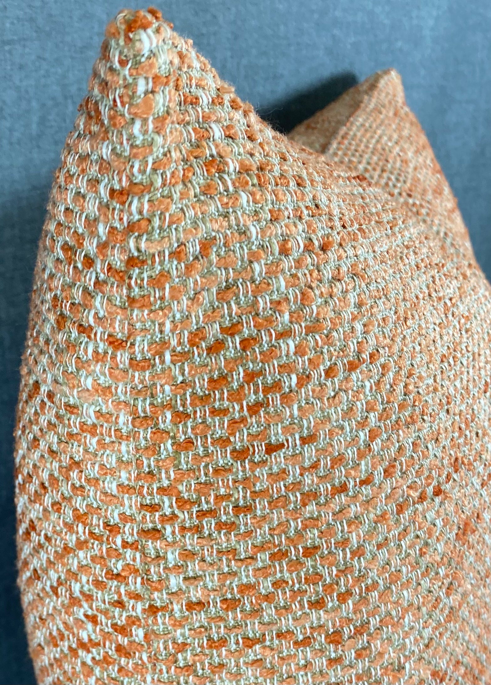 Luxury Pillow - 24" x 24"- Sand Coral