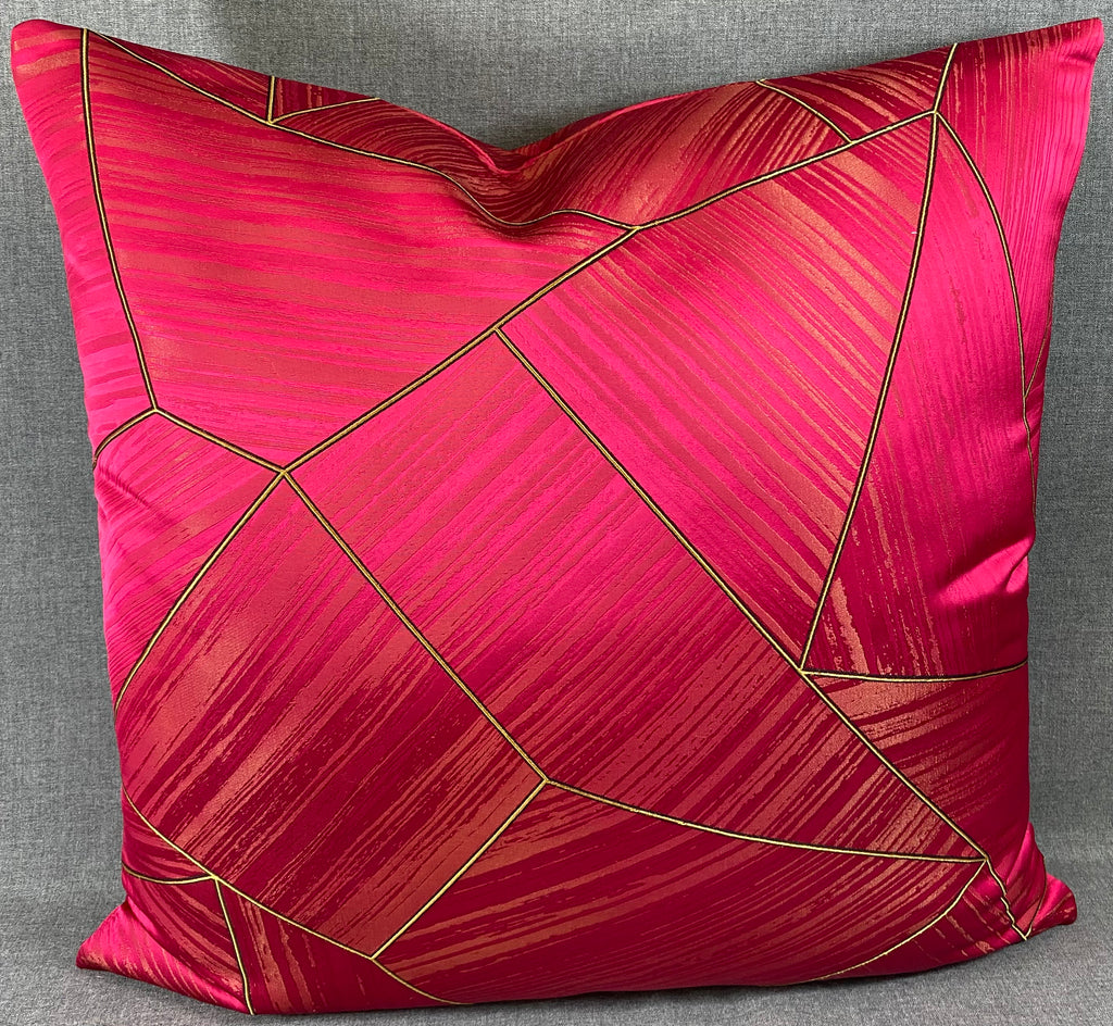 Luxury Pillow - 24" x 24" Eclectic Line-Fuchsia