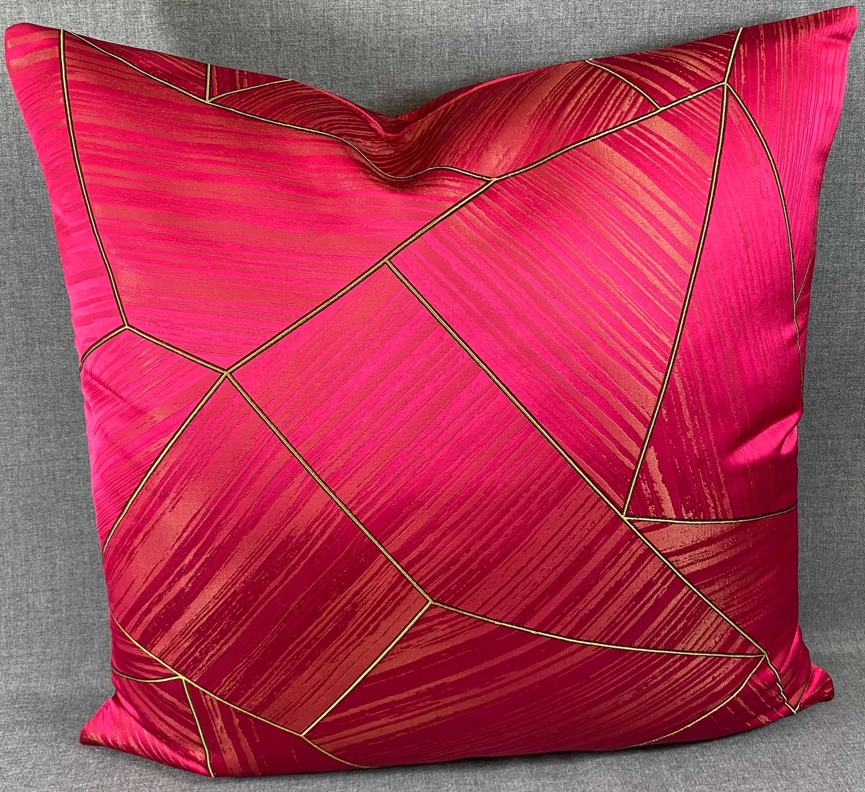 Luxury Pillow - 24" x 24" Eclectic Line-Fuchsia