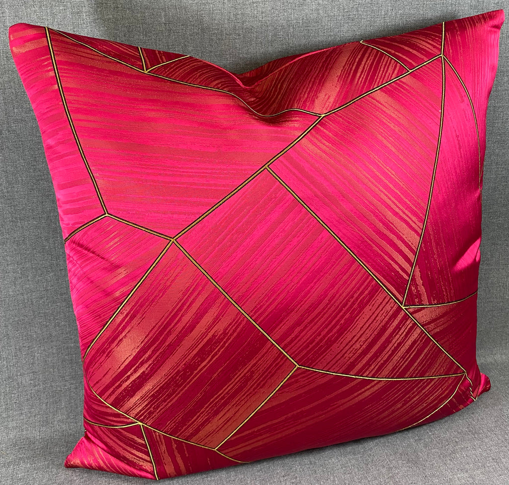 Luxury Pillow - 24" x 24" Eclectic Line-Fuchsia