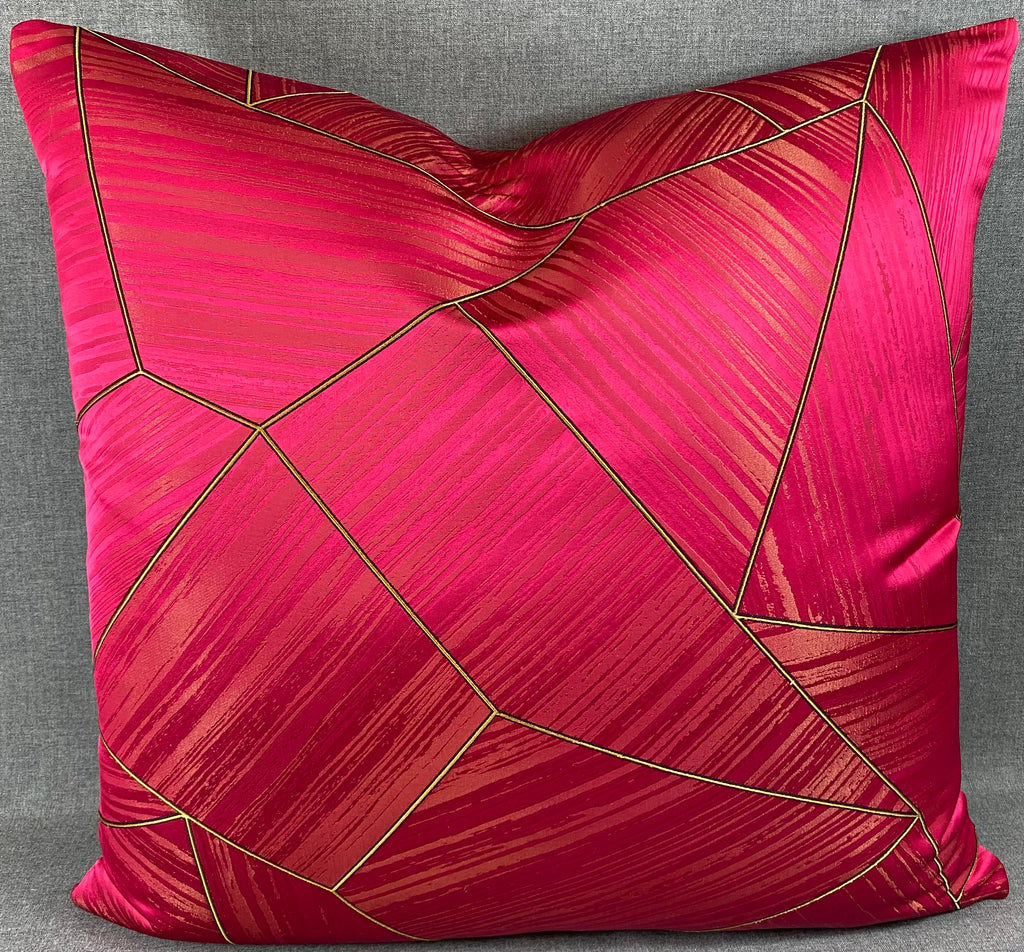 Luxury Pillow - 24" x 24" Eclectic Line-Fuchsia
