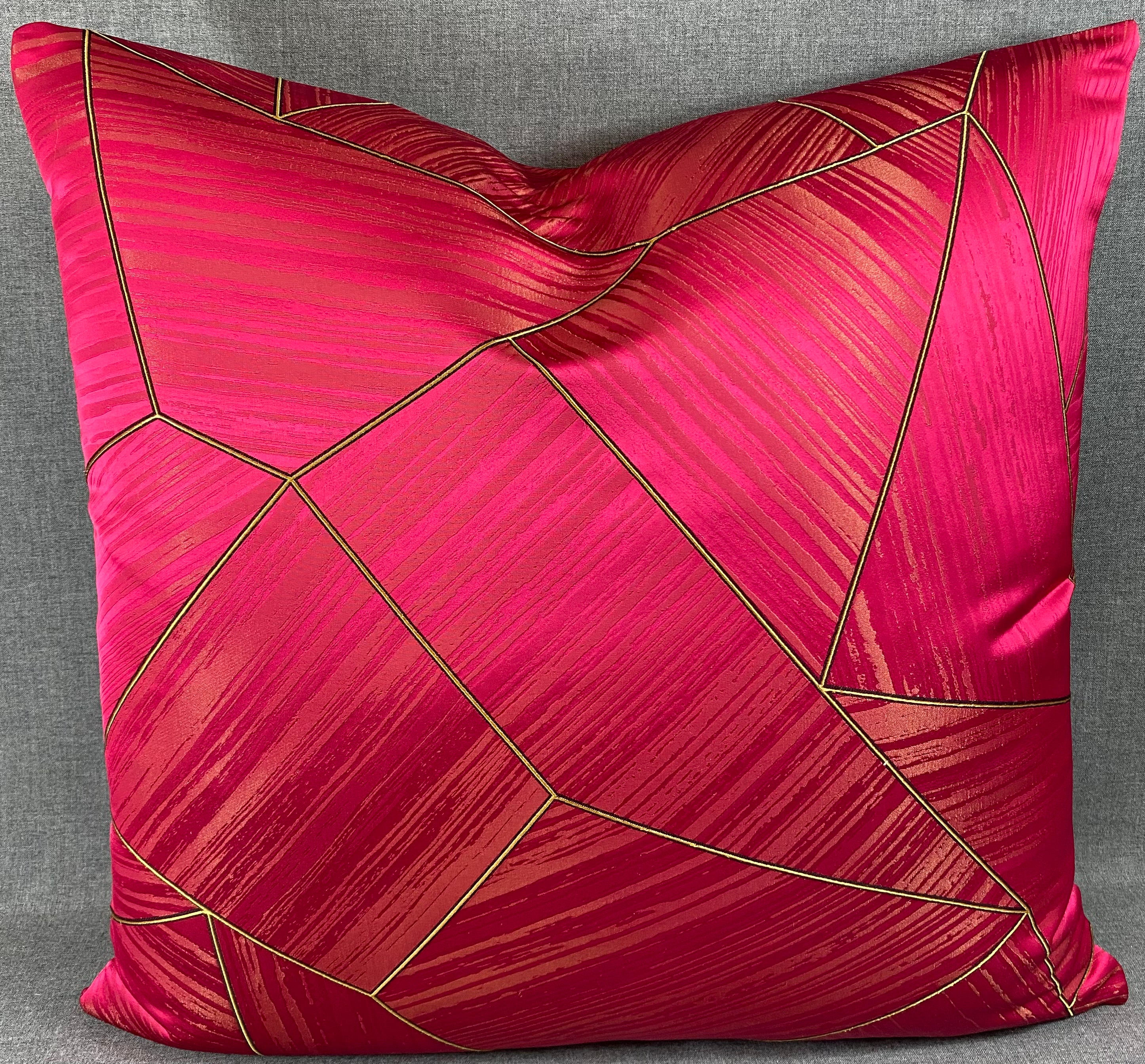 Luxury Pillow - 24" x 24" Eclectic Line-Fuchsia
