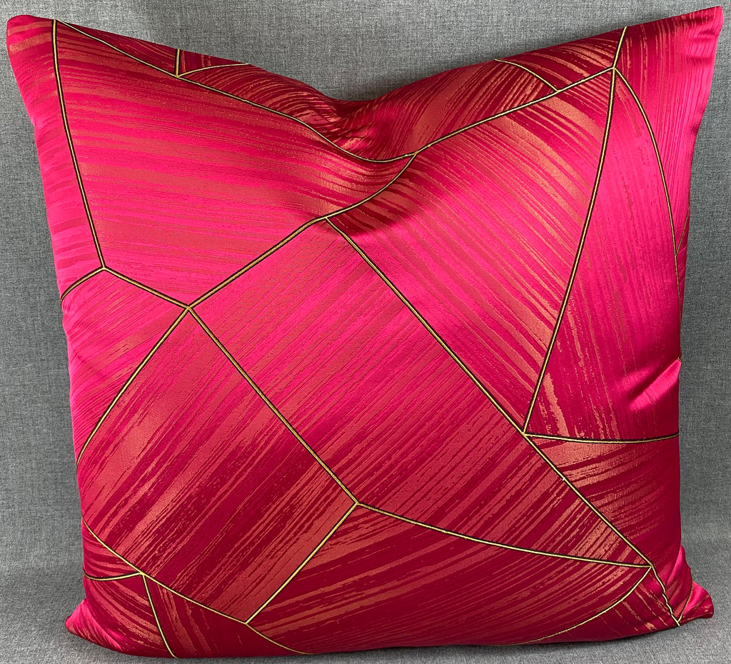 Luxury Pillow - 24" x 24" Eclectic Line-Fuchsia
