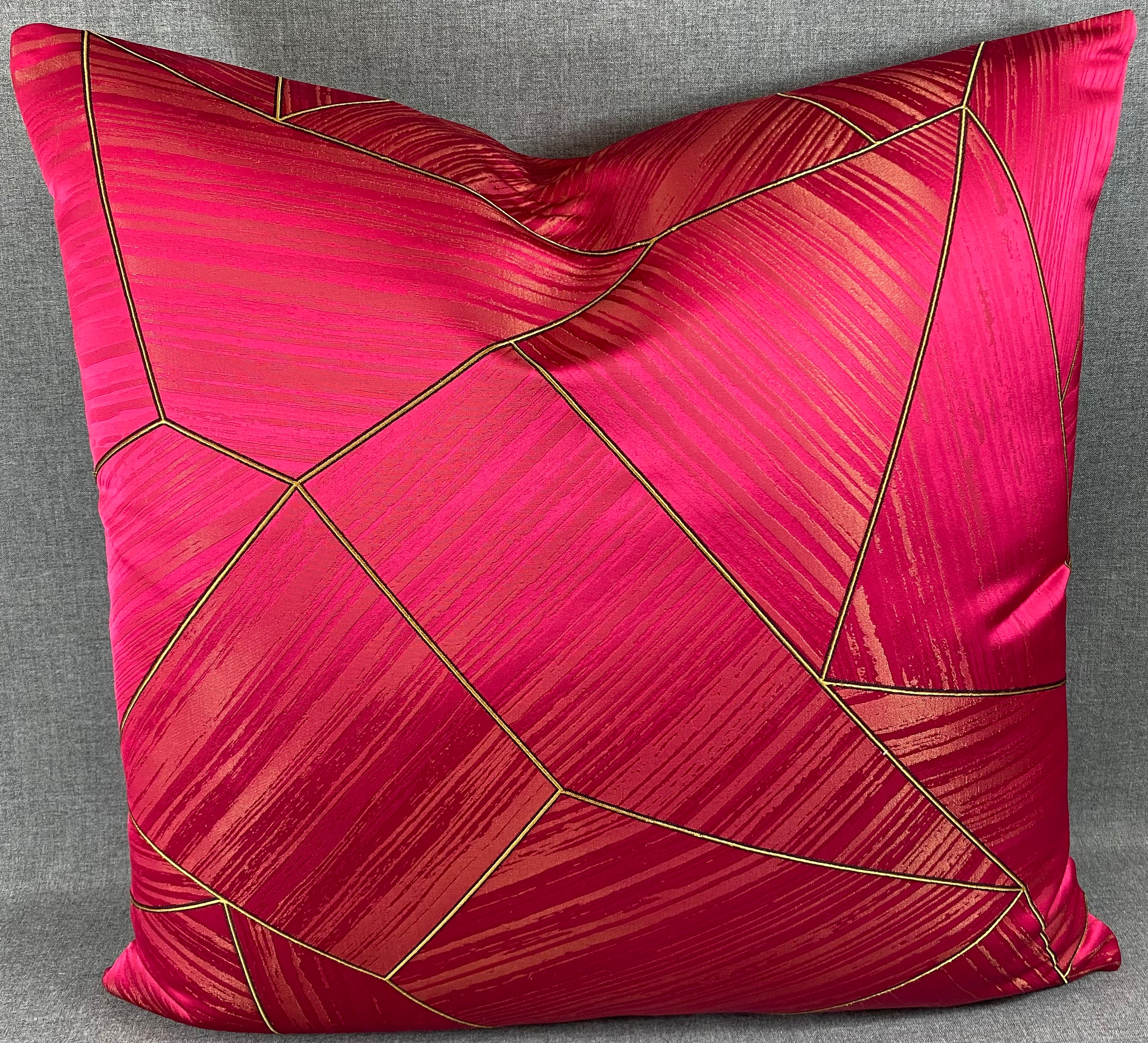Luxury Pillow - 24" x 24" Eclectic Line-Fuchsia