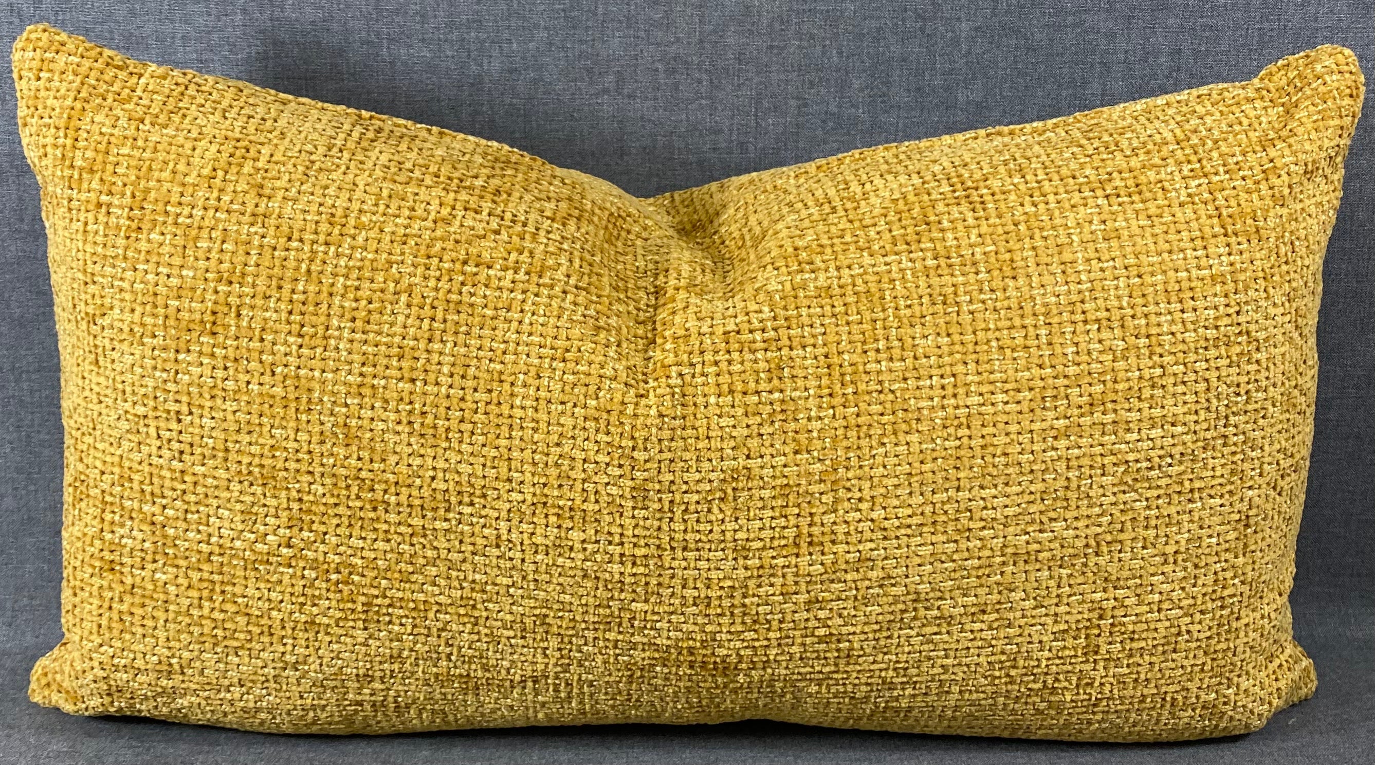 Luxury Lumbar Pillow - 24" x 14" - Norse Gold