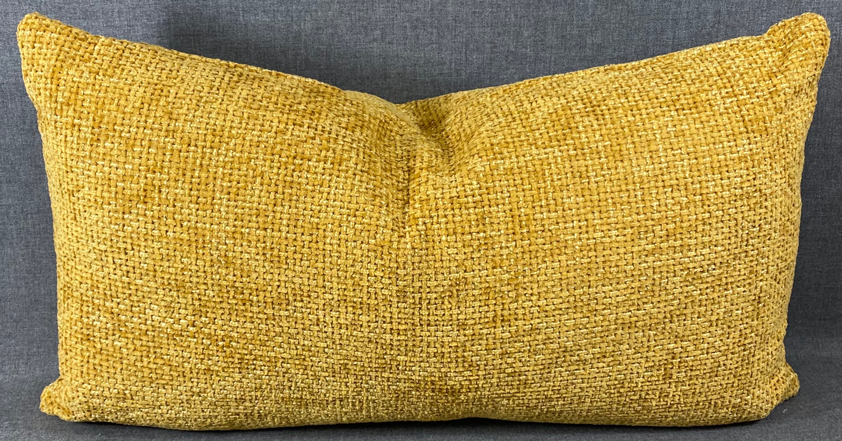 Luxury Lumbar Pillow - 24" x 14" - Norse Gold