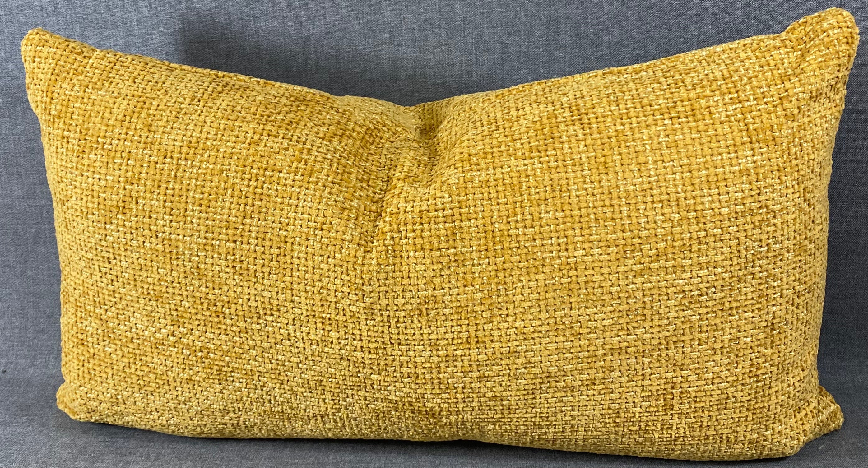 Luxury Lumbar Pillow - 24" x 14" - Norse Gold