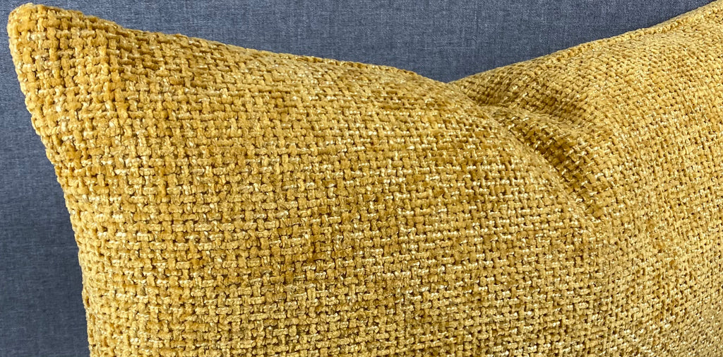 Luxury Lumbar Pillow - 24" x 14" - Norse Gold