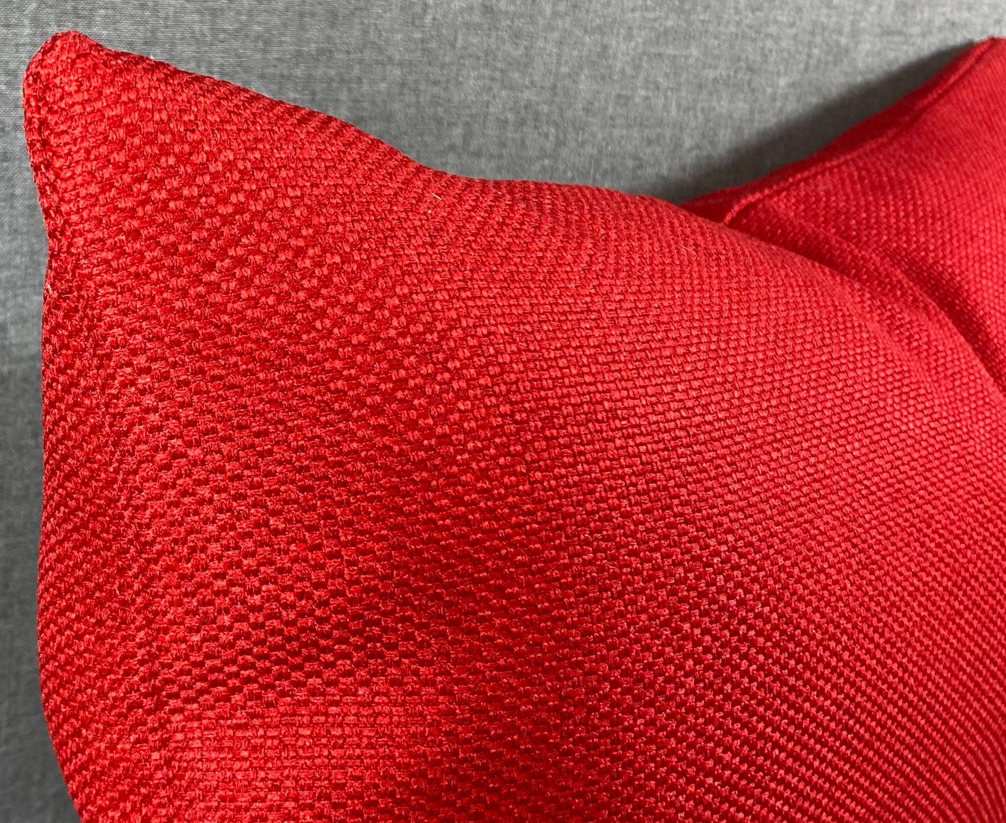 Luxury Lumbar Pillow - 24" x 14"-  Aristocrat Scarlet