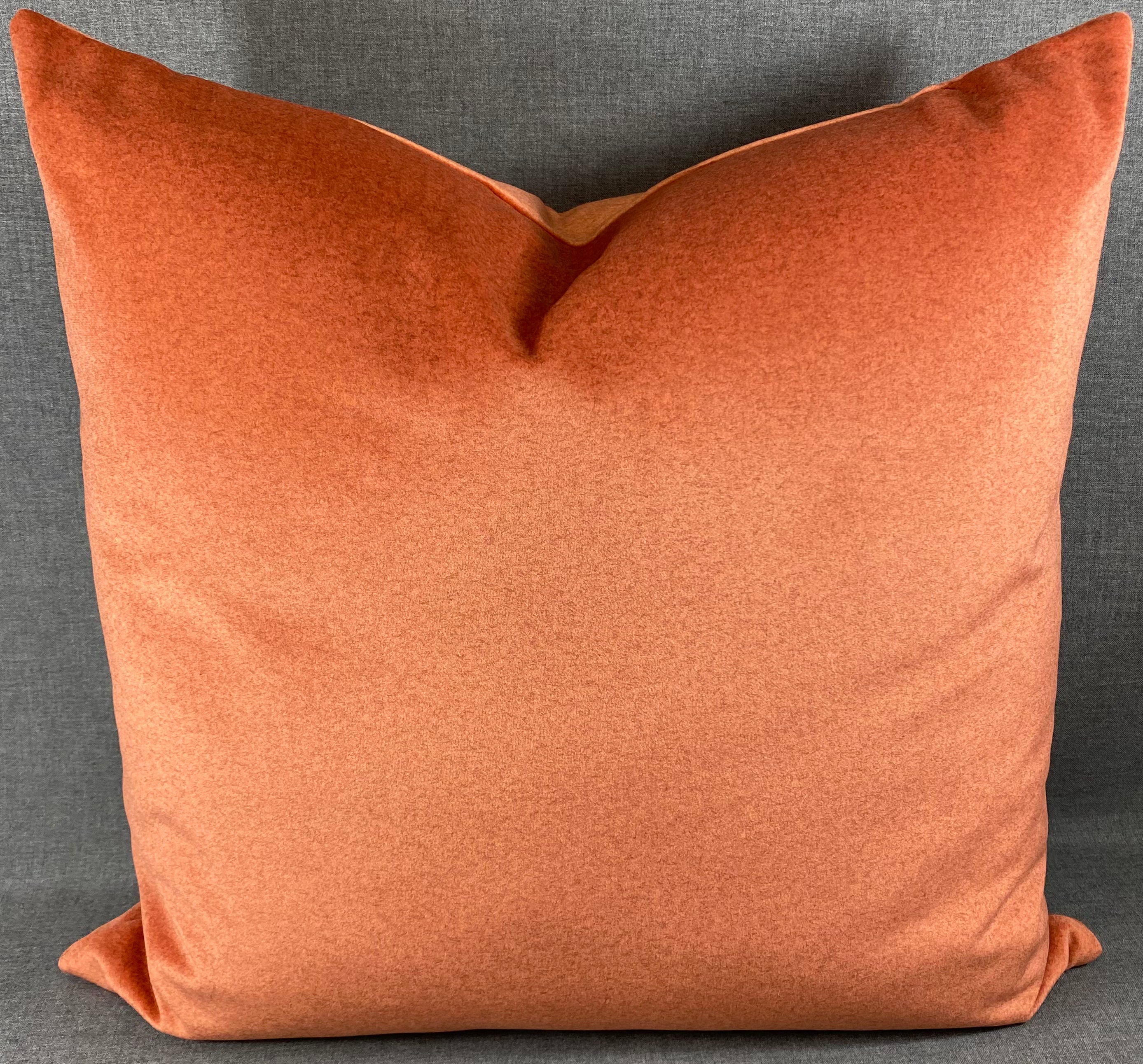 Luxury Pillow - 24" x 24"- Merino Coral