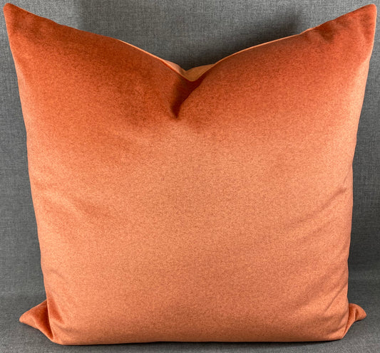 Luxury Pillow - 24" x 24" Merino Coral