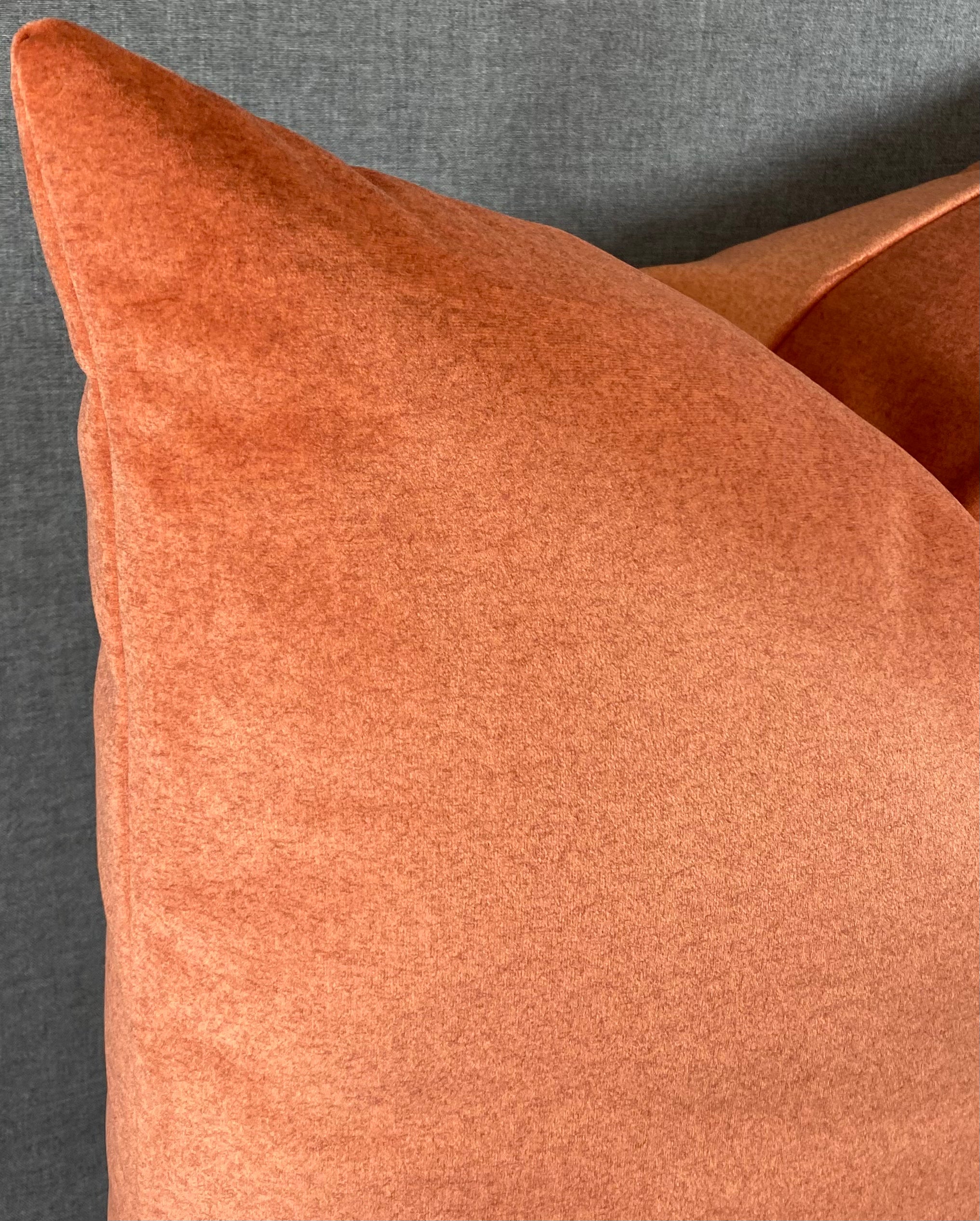 Luxury Pillow - 24" x 24"- Merino Coral
