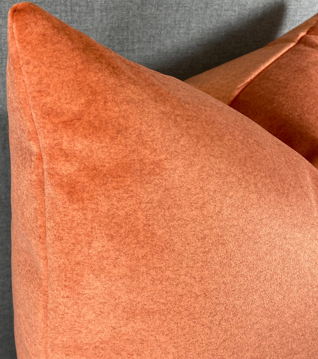 Luxury Pillow - 24" x 24"- Merino Coral