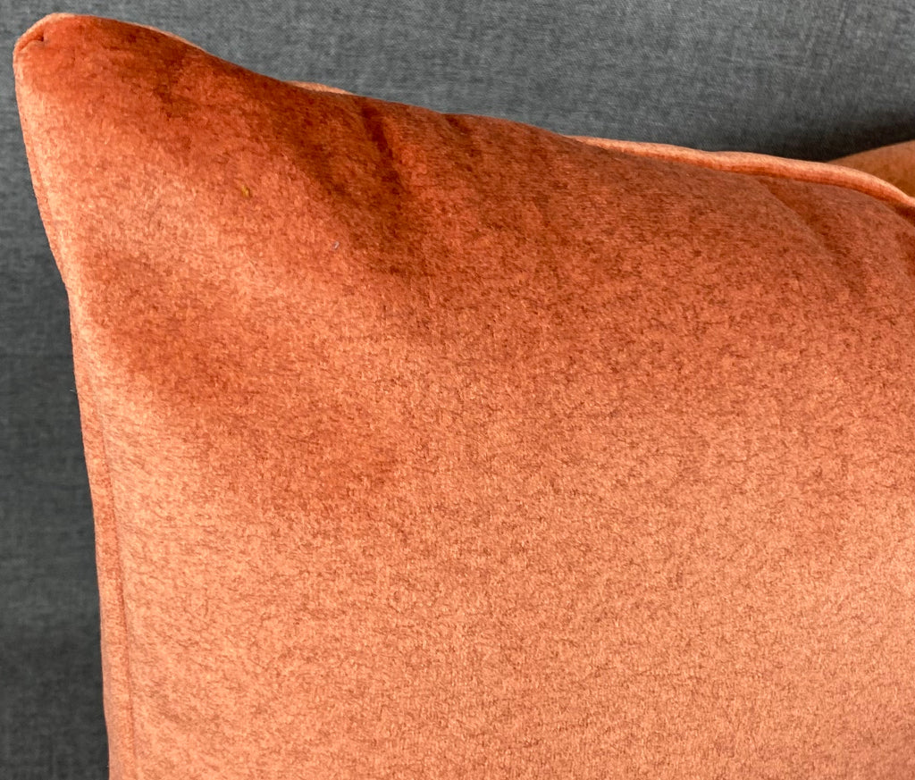 Luxury Lumbar Pillow - 24" x 14"-  Merino Coral
