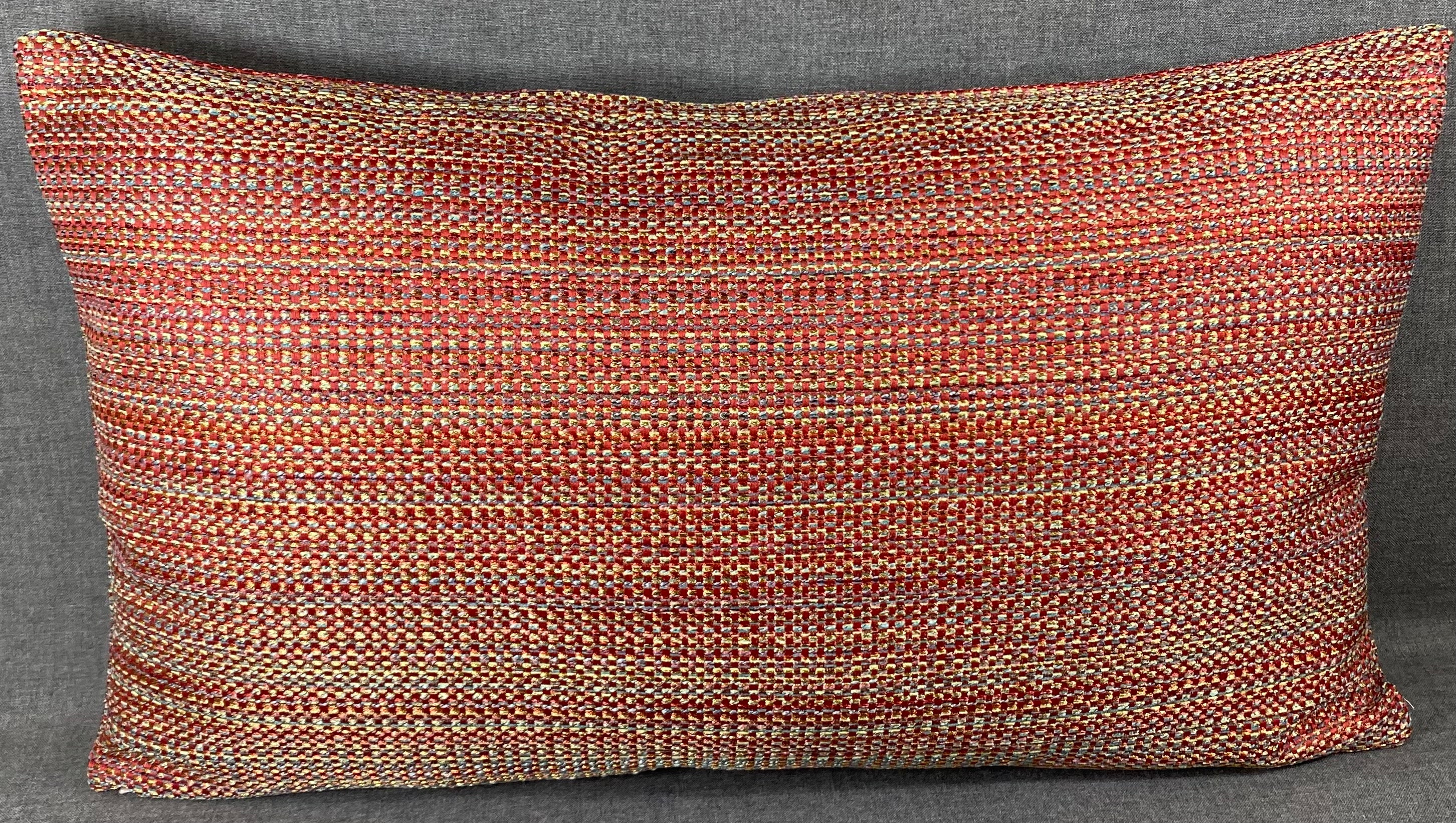 Luxury Lumbar Pillow - 24" x 14" - Sunset Pop