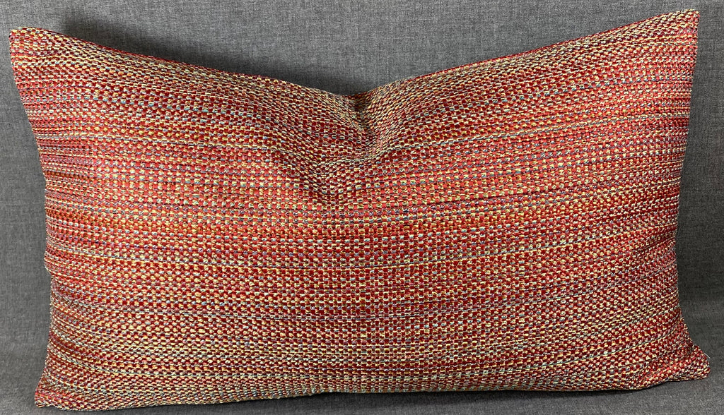 Luxury Lumbar Pillow - 24" x 14" - Sunset Pop