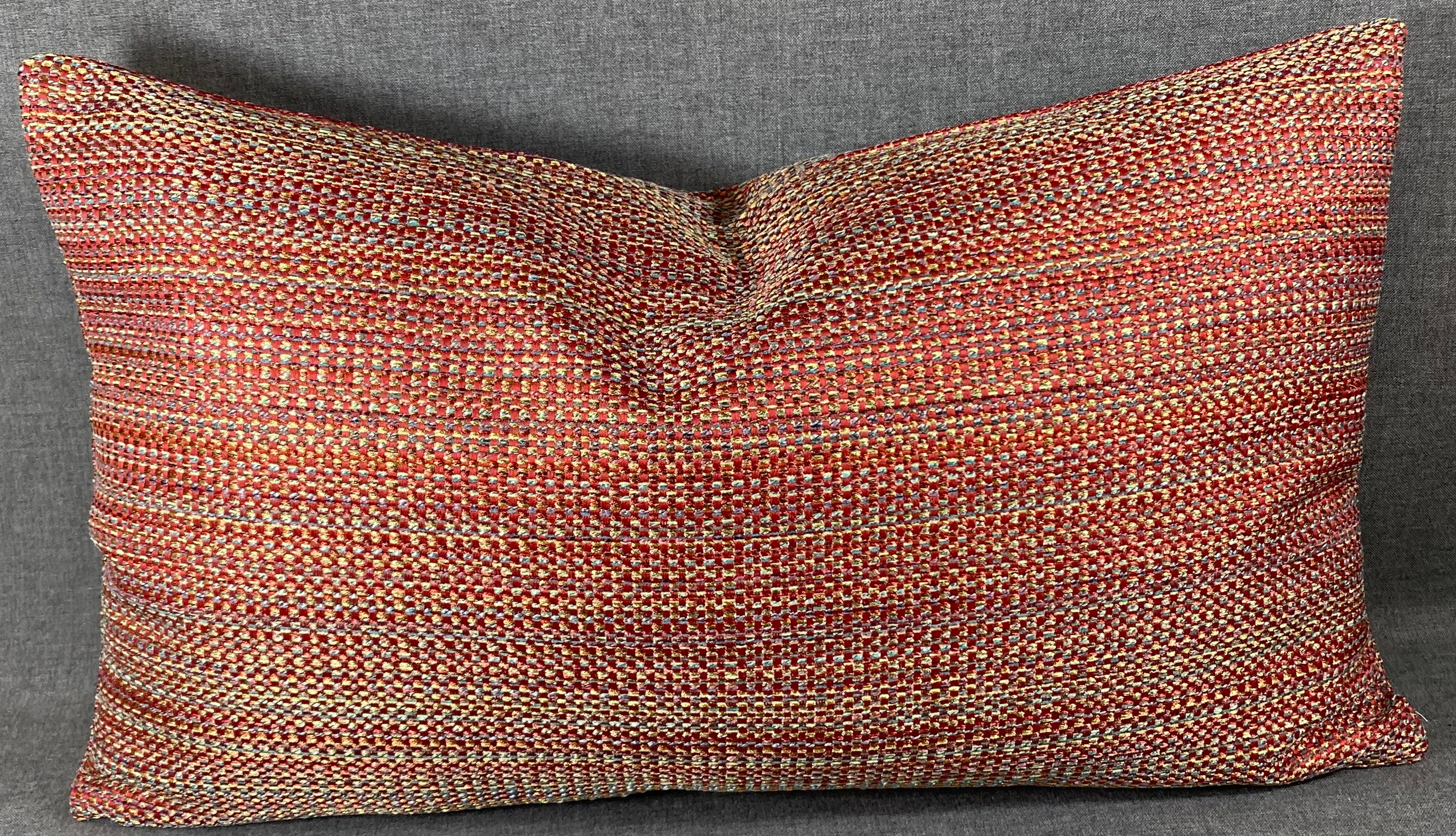 Luxury Lumbar Pillow - 24" x 14" - Sunset Pop