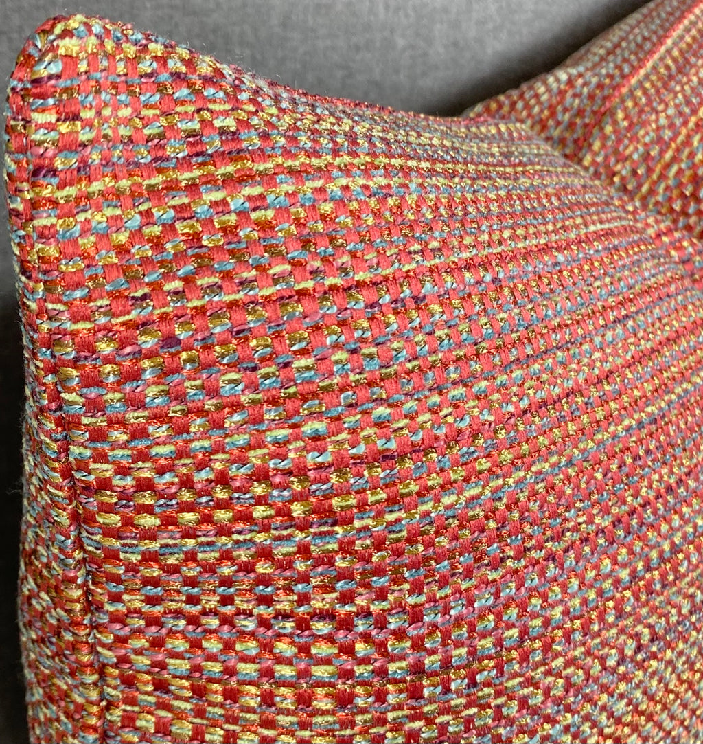 Luxury Lumbar Pillow - 24" x 14" - Sunset Pop