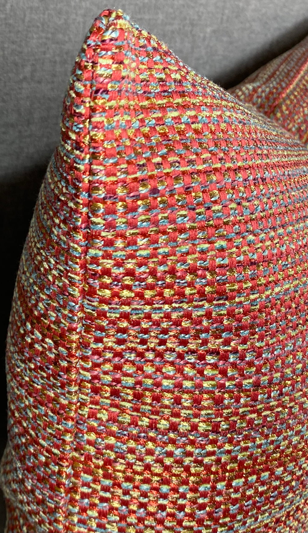 Luxury Lumbar Pillow - 24" x 14" - Sunset Pop