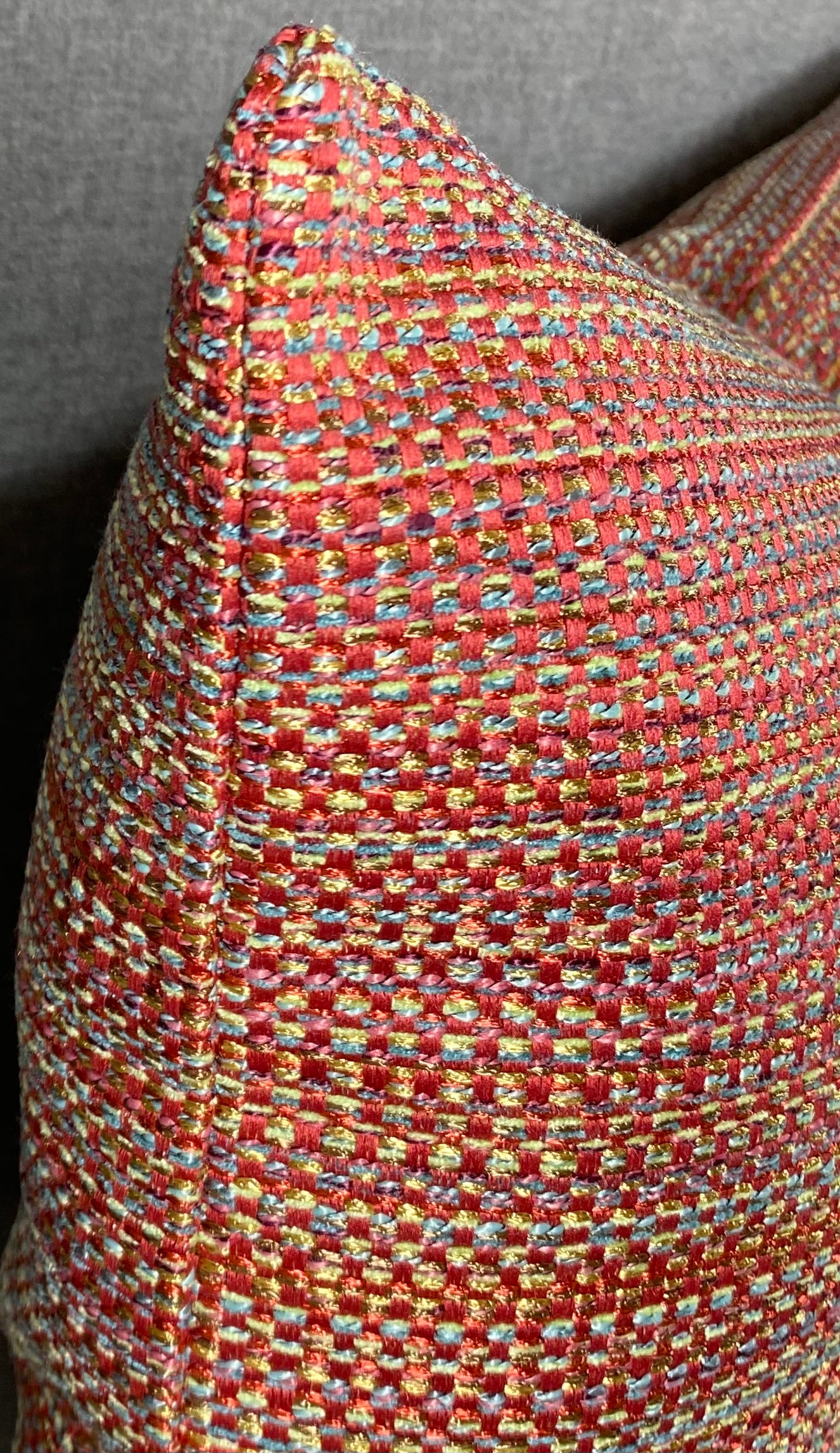 Luxury Lumbar Pillow - 24" x 14" - Sunset Pop