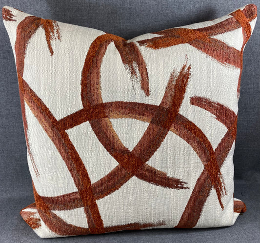 Luxury Pillow -  24" x 24" - Enso Copper