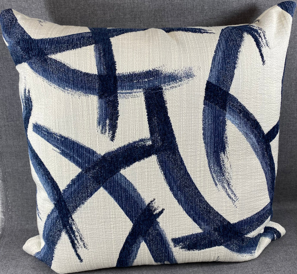 Luxury Pillow - 24" x 24"- Enso Indigo