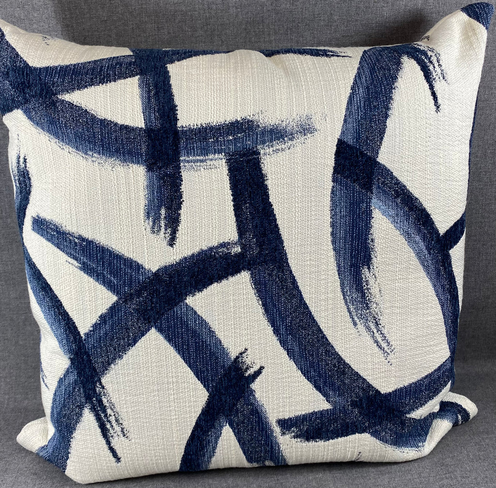 Luxury Pillow - 24" x 24"- Enso Indigo
