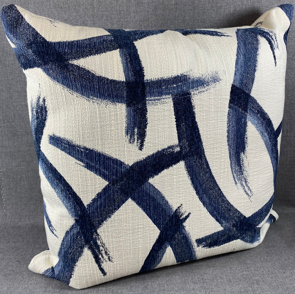 Luxury Pillow - 24" x 24"- Enso Indigo