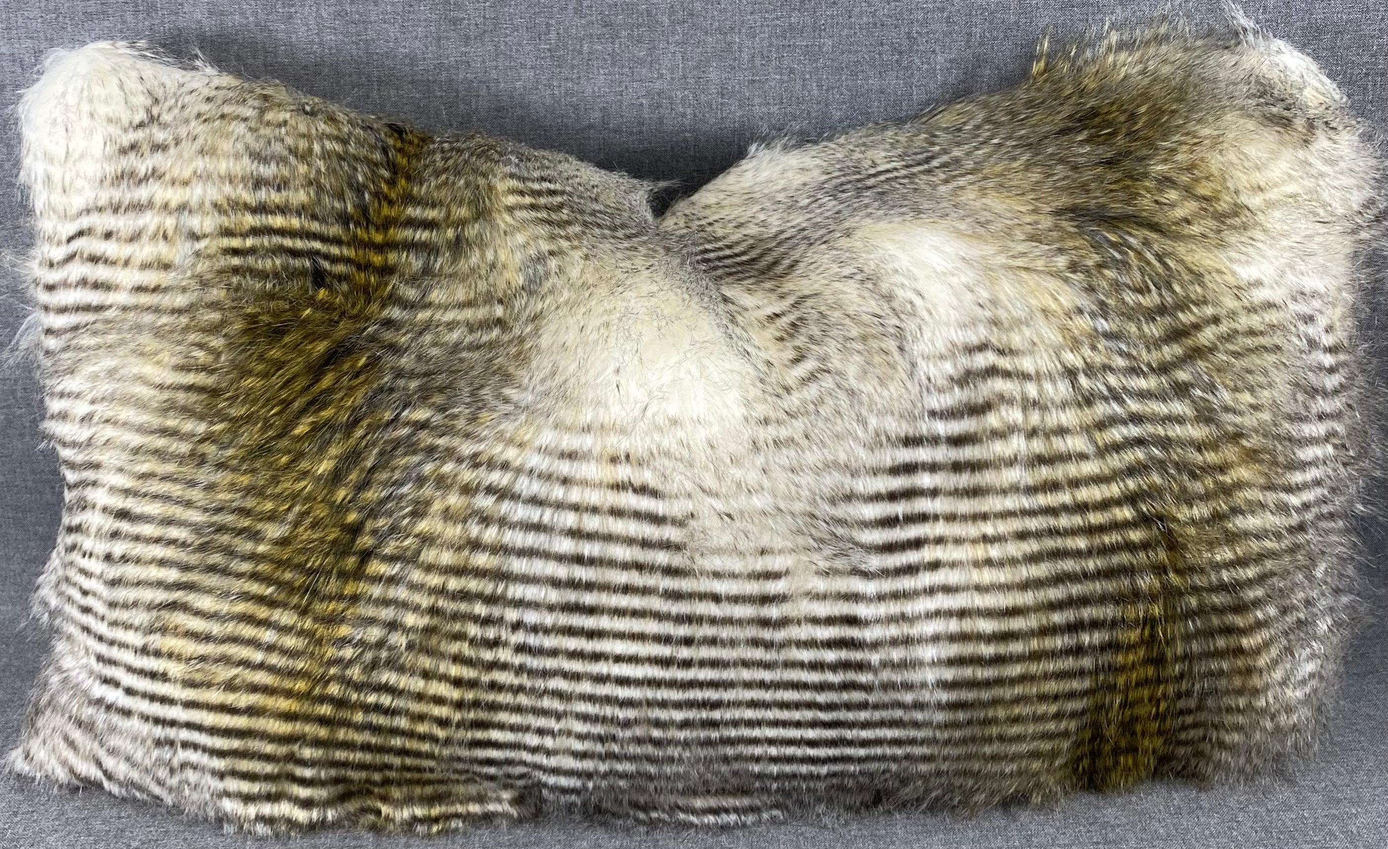 Luxury Lumbar Pillow - 24" x 14"-  Alaskan Hawk
