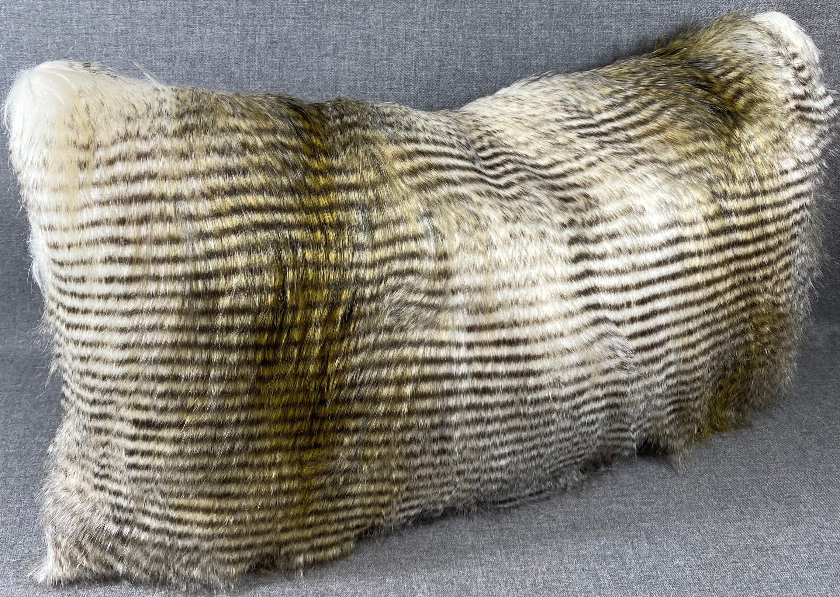 Luxury Lumbar Pillow - 24" x 14"-  Alaskan Hawk