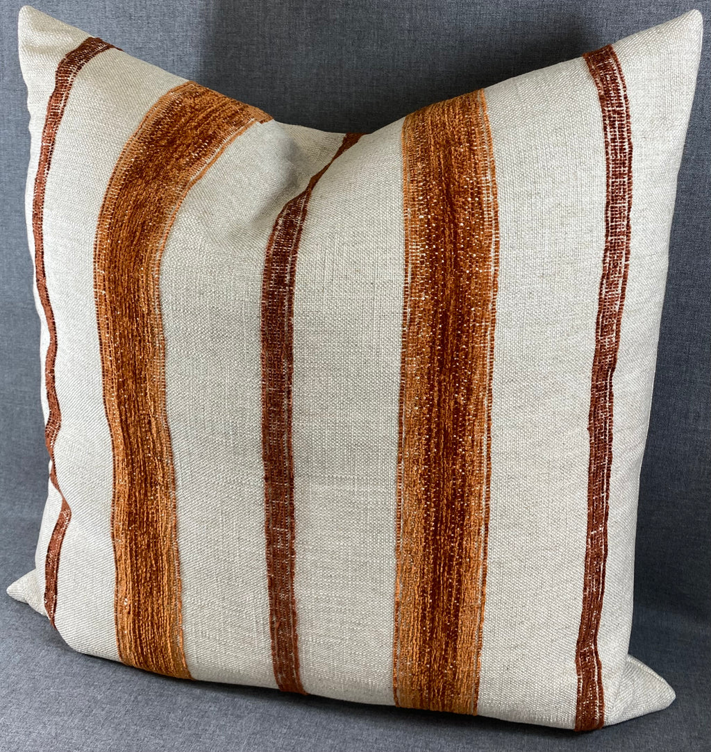 Luxury Pillow - 24" x 24"- Lindor Rust