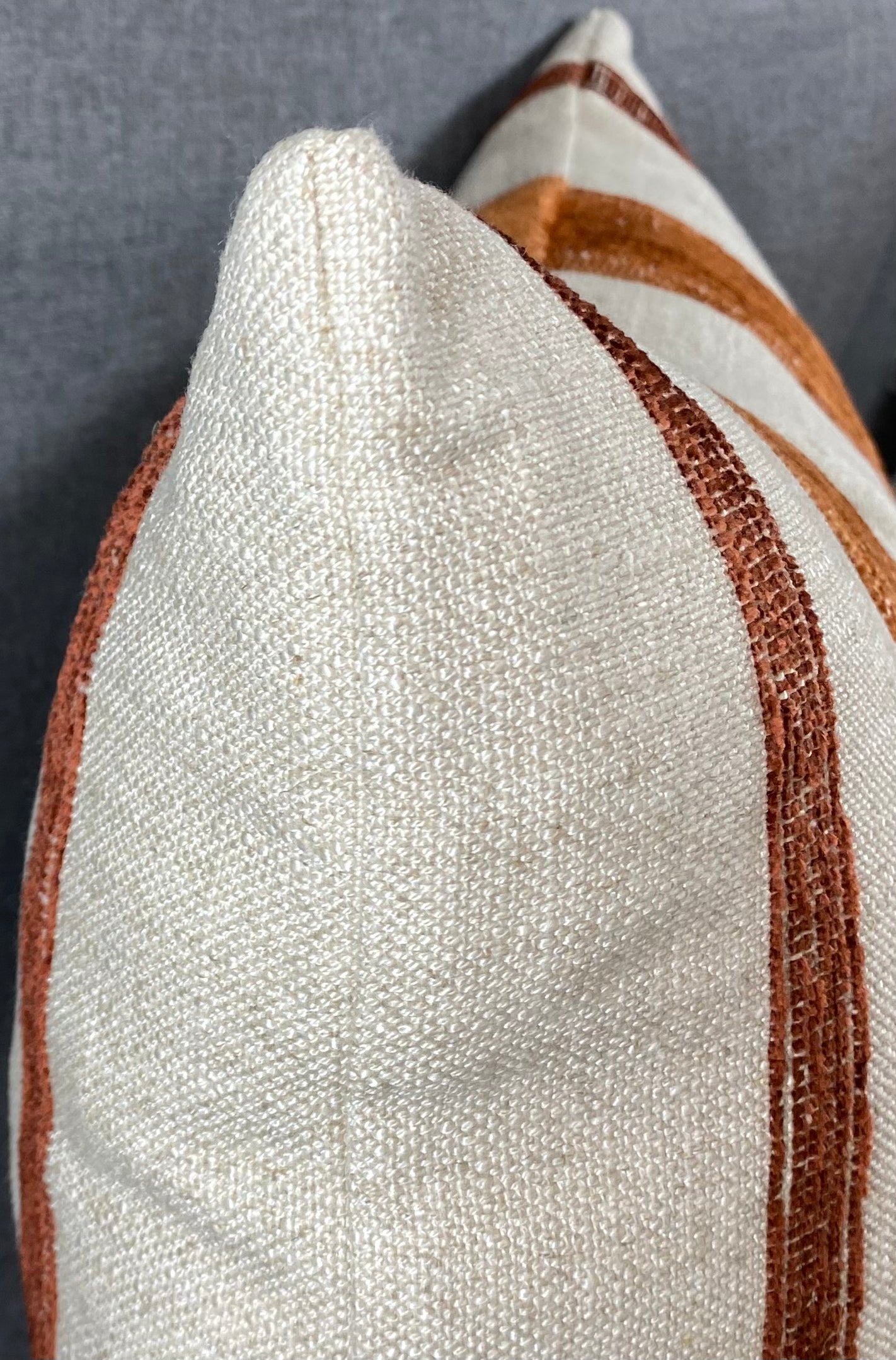 Luxury Lumbar Pillow - 24" x 14" - Lindor Rust