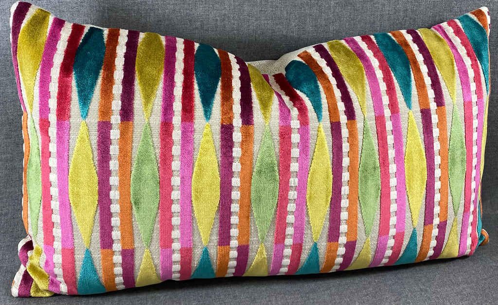 Luxury Lumbar Pillow - 24" x 14"- Pizazz