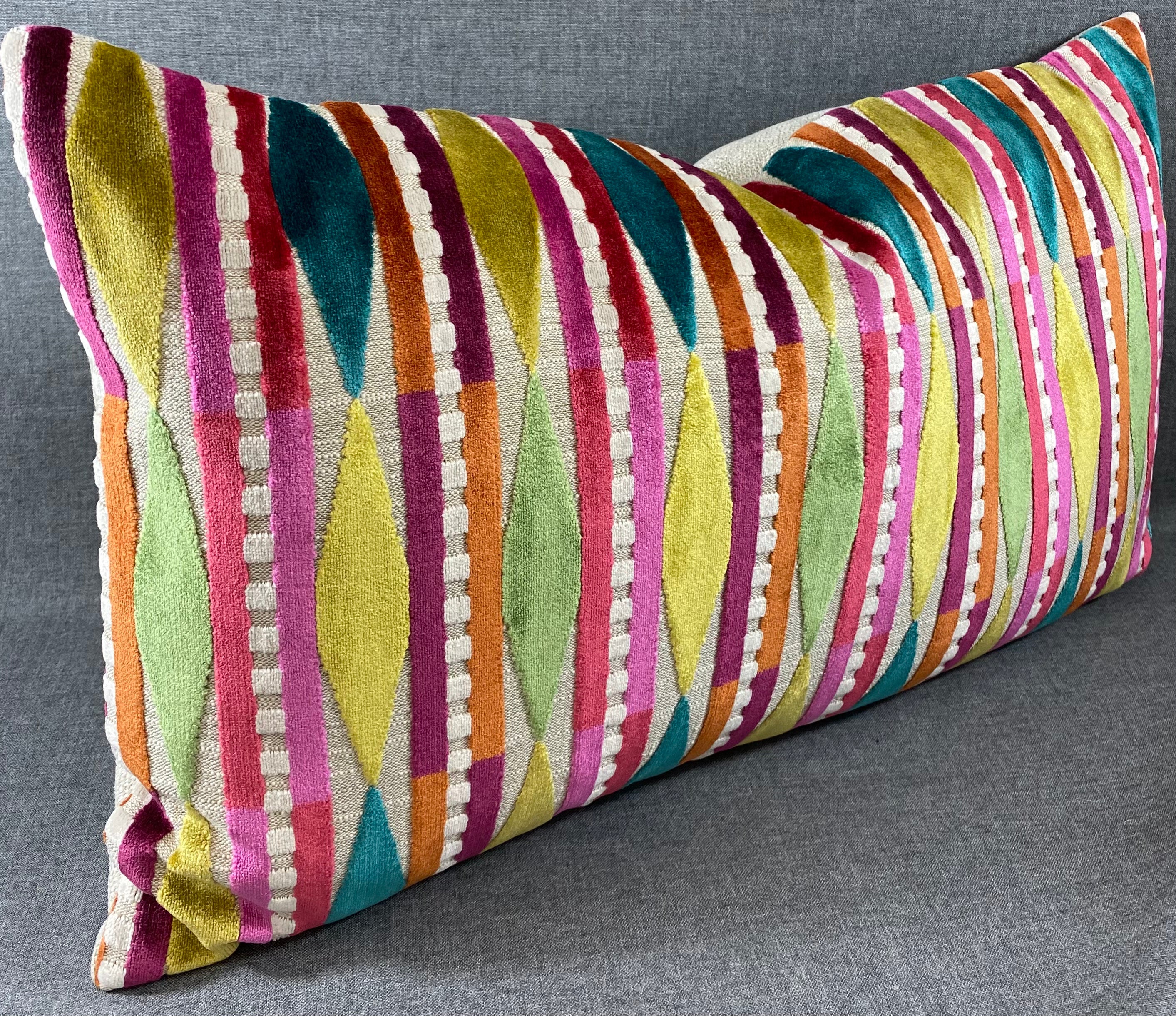 Luxury Lumbar Pillow - 24" x 14"- Pizazz