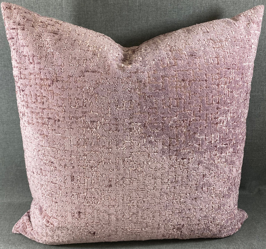 Luxury Pillow - 24" x 24"- Tetris Amethyst