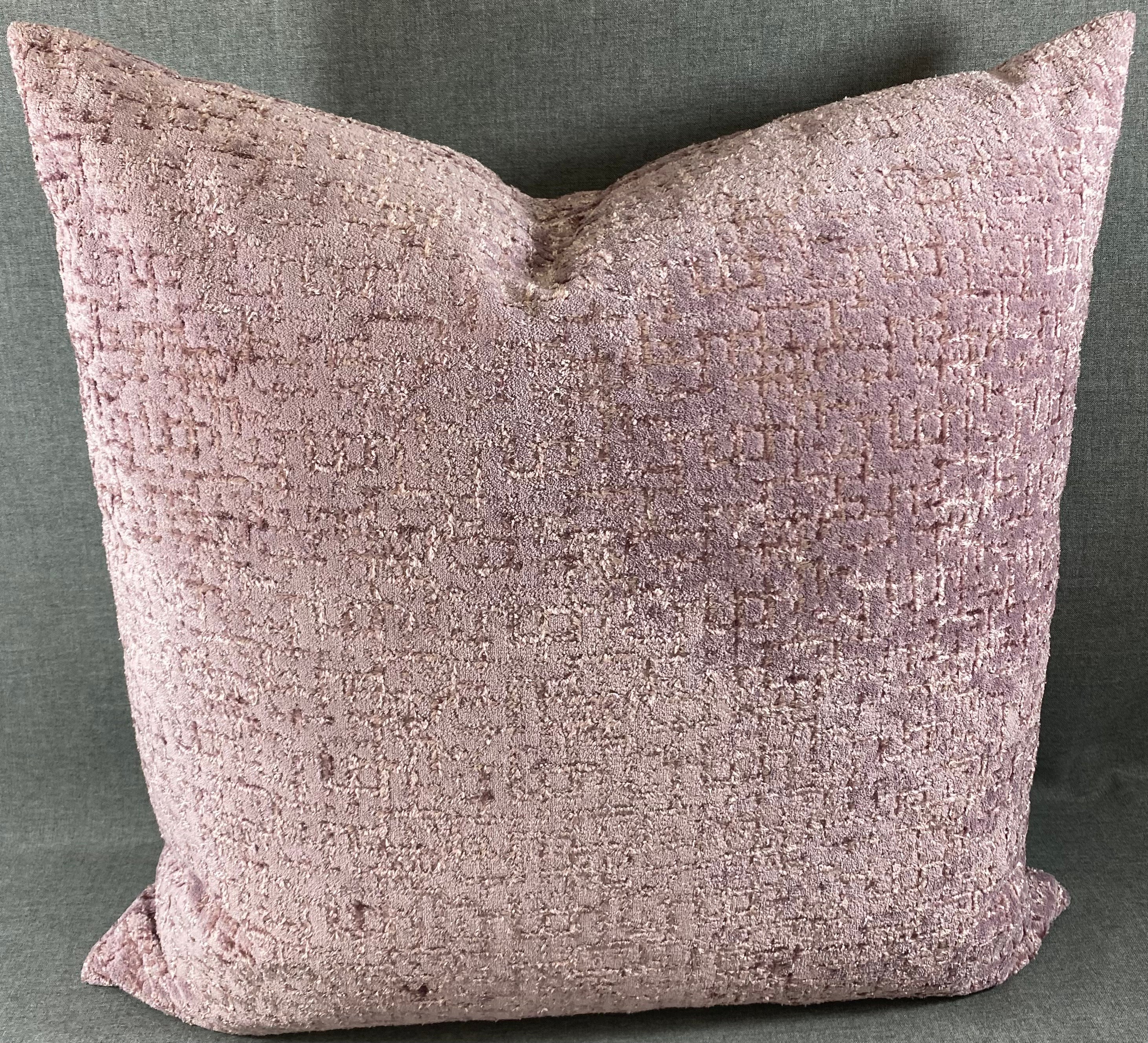 Luxury Pillow - 24" x 24"- Tetris Amethyst