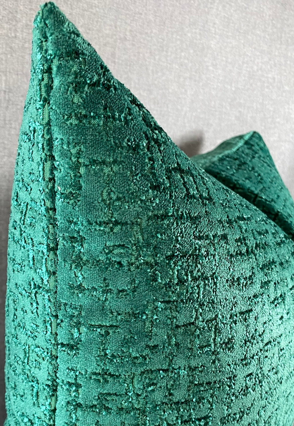 Luxury Pillow - 24" x 24"- Tetris Emerald