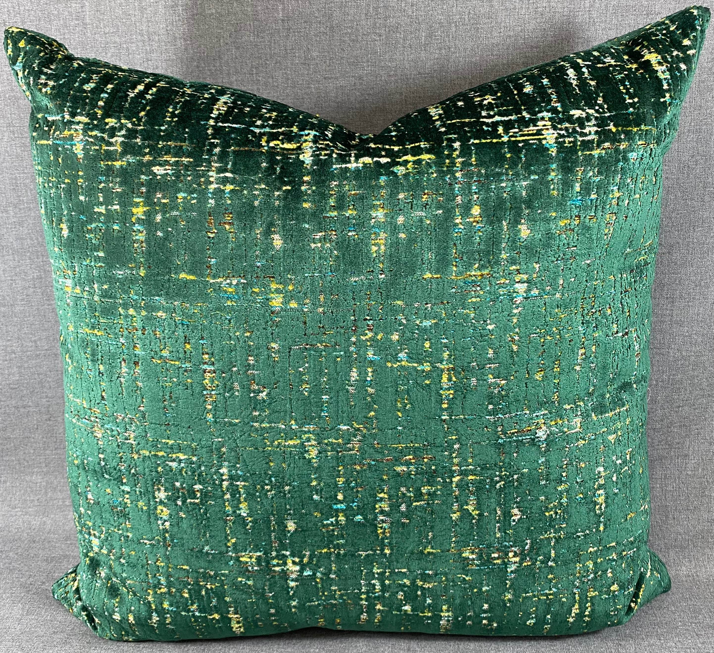 Luxury Pillow - 24" x 24"- Moonstruck Emerald