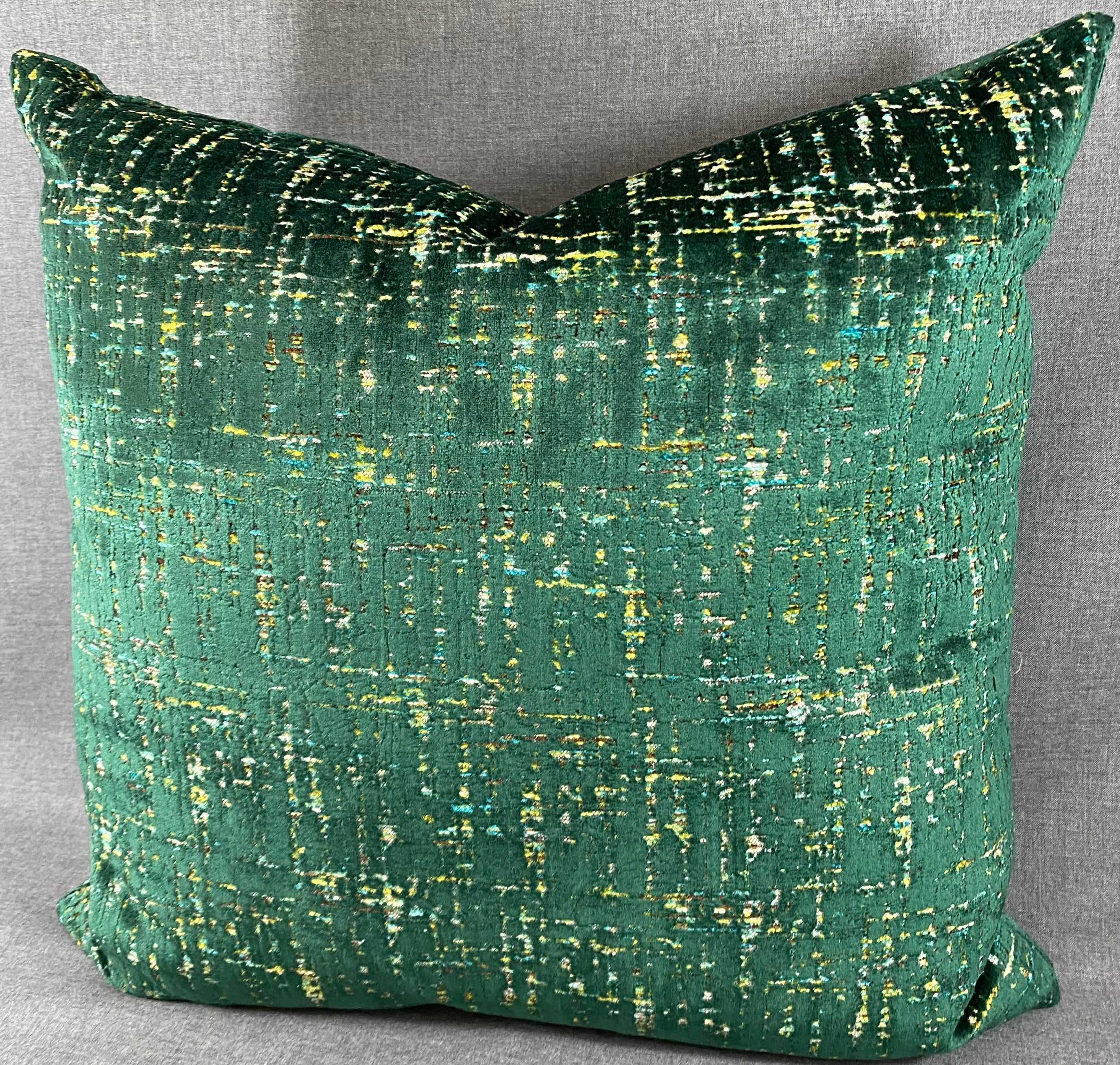 Luxury Pillow - 24" x 24"- Moonstruck Emerald