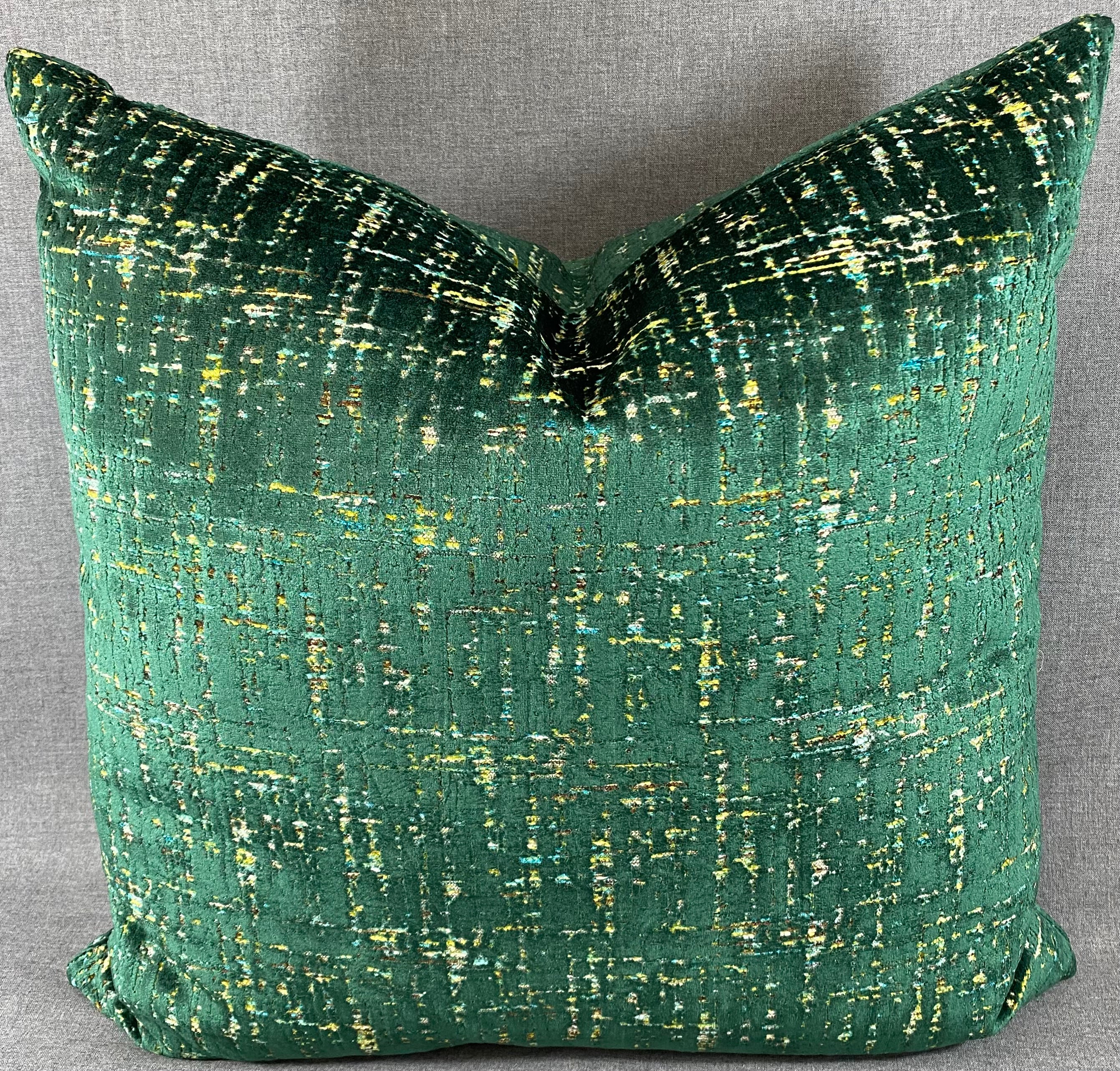 Luxury Pillow - 24" x 24"- Moonstruck Emerald