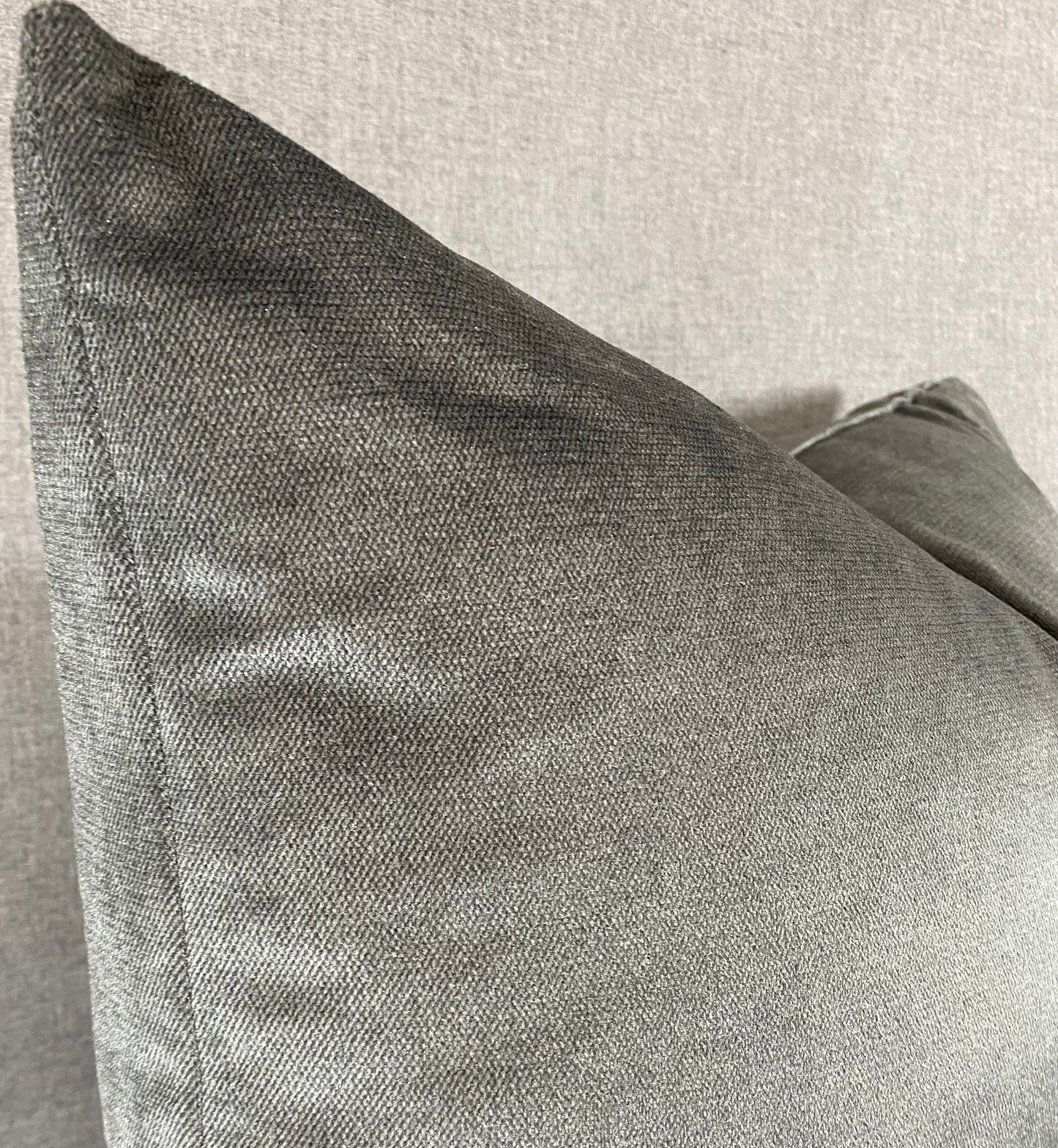 Luxury Pillow - 24” x 24” - Belvedere Charcoal