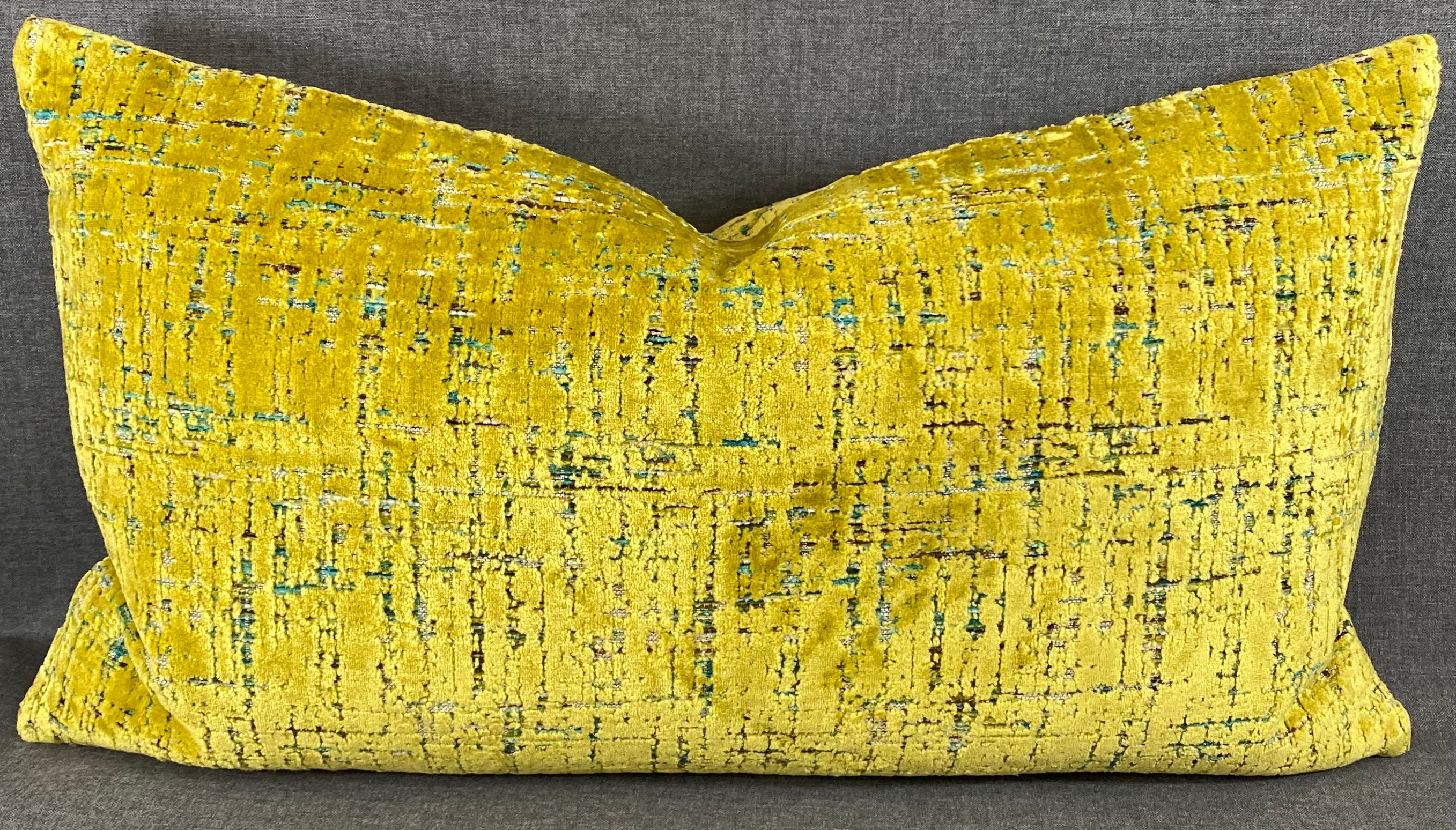 Luxury Lumbar Pillow - 24" x 14"- Moonstruck Sulfur