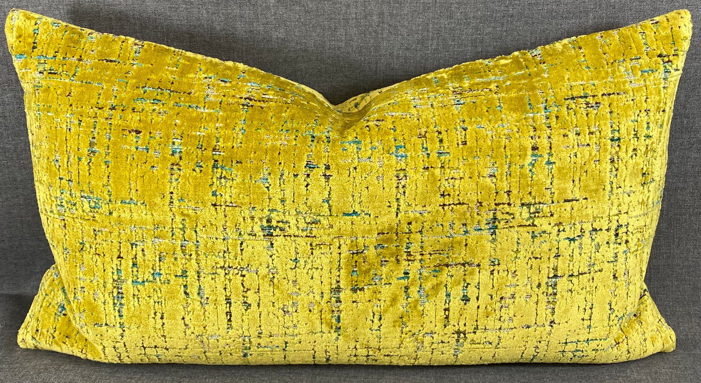 Luxury Lumbar Pillow 24" x 14" - Moonstruck Lumbar-Sulfur