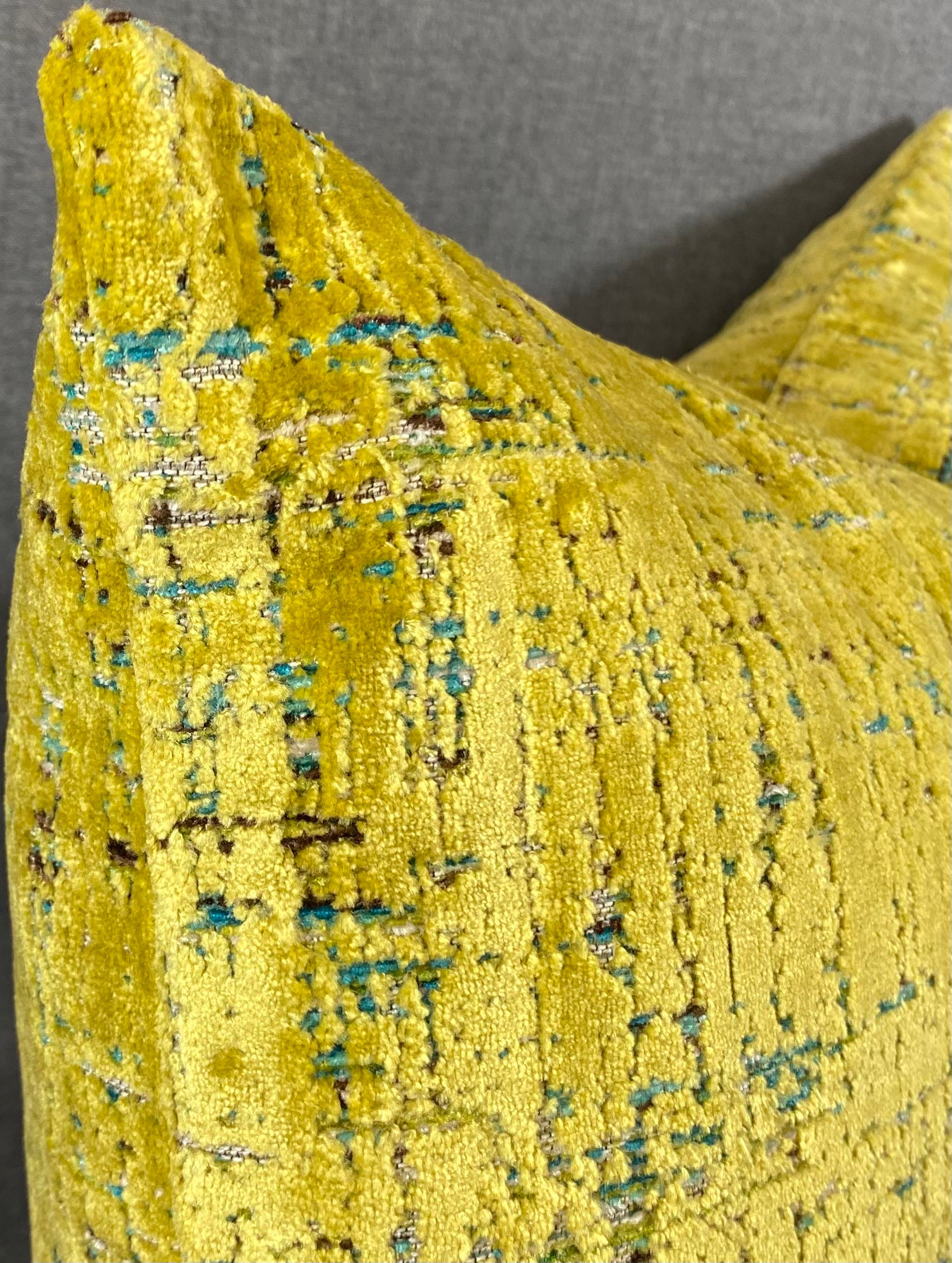 Luxury Lumbar Pillow - 24" x 14"- Moonstruck Sulfur