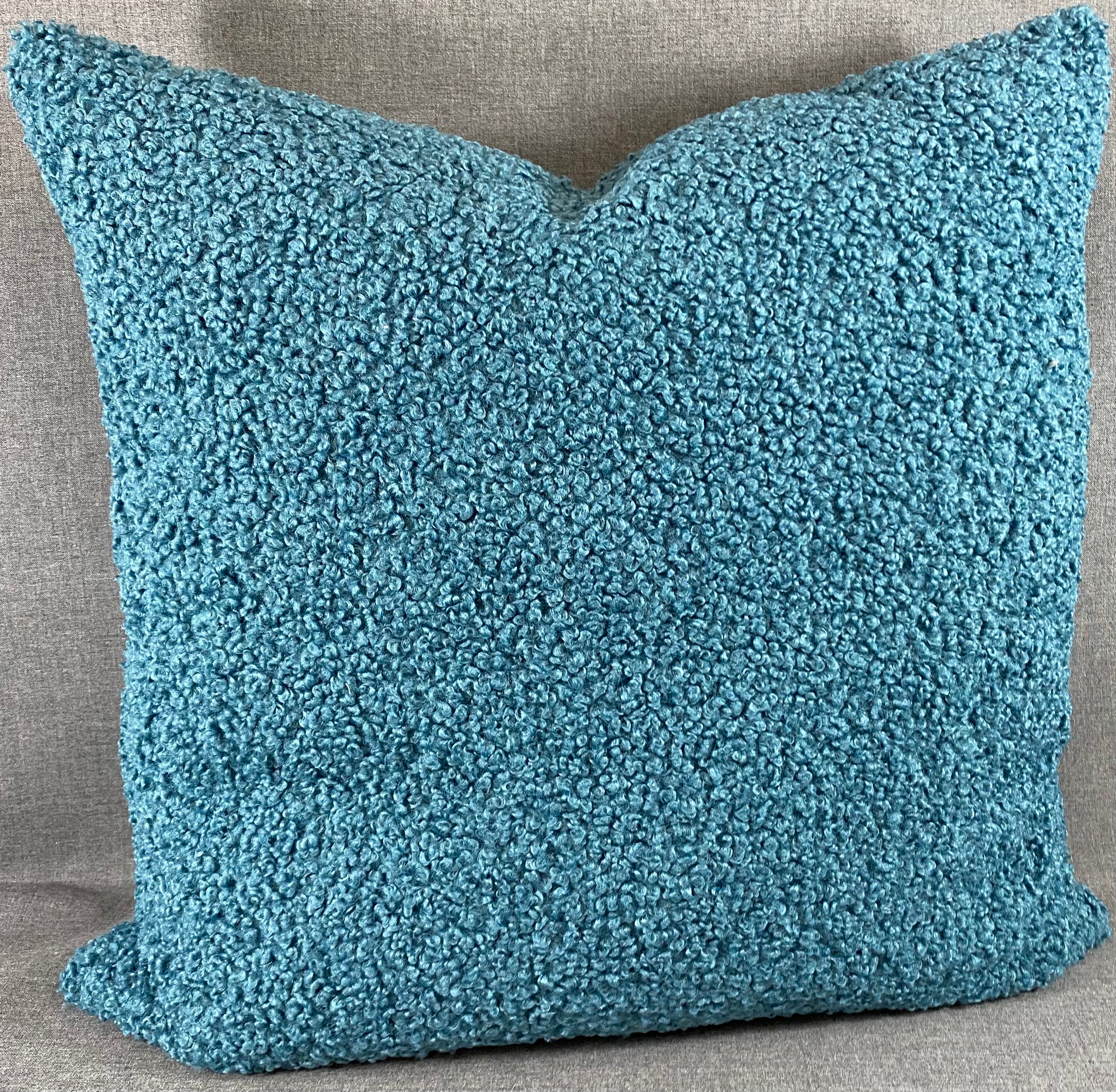 Luxury Pillow -  24" x 24" - Poodle Aegean