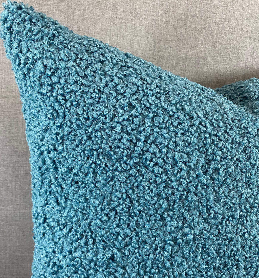 Luxury Pillow -  24" x 24" - Poodle Aegean