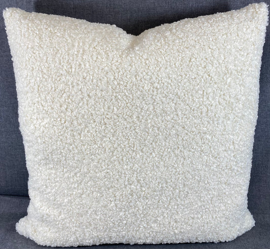 Luxury Pillow -  24" x 24" -  Poodle Ivory