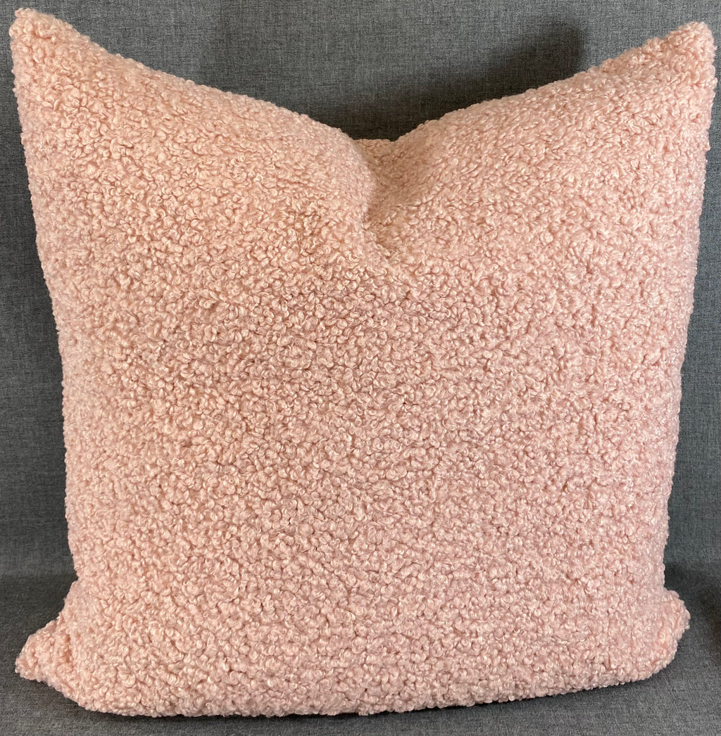 Luxury Pillow - 24" x 24"- Poodle Blush